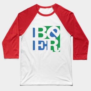 POP ART BEER Baseball T-Shirt